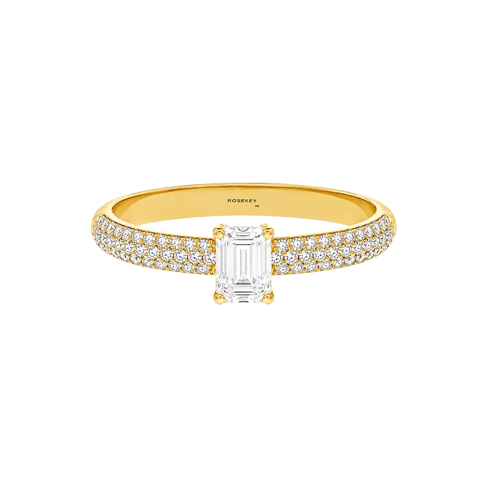 Anel Sweet Briar Ouro Amarelo e Diamantes