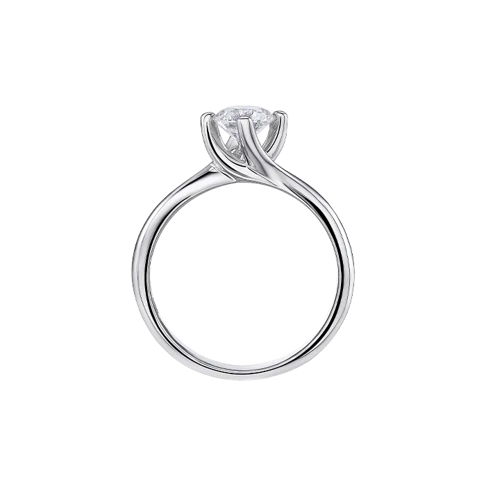 Anel Solitário Aphrodite Ouro Branco 0.40ct