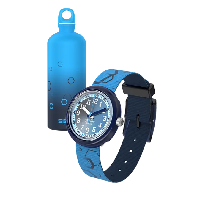 Relógio Flik Flak de criança azul SIGG