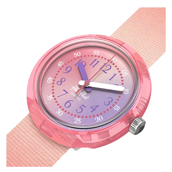 Relógio Flik Flak de criança rosa SIGG