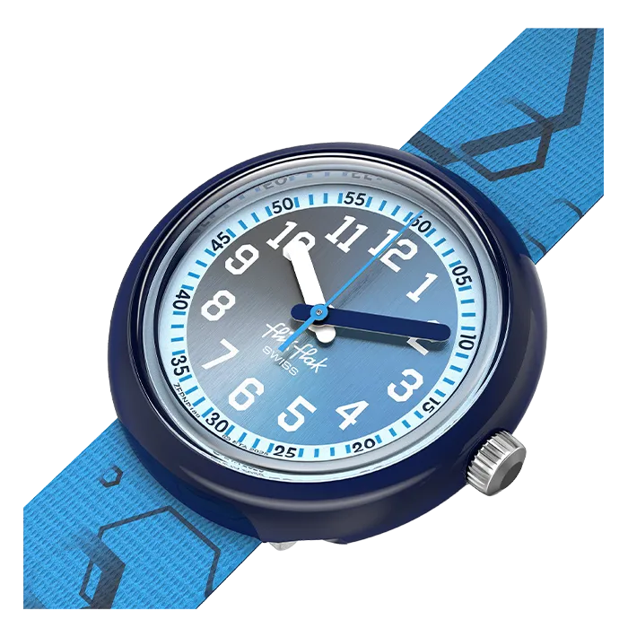 Relógio Flik Flak de criança azul SIGG