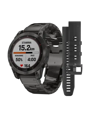 Smartwatch Fenix 7 Sapphire Solar Titanium DLC