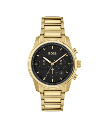 Relógio Trace Aço IP Dourado