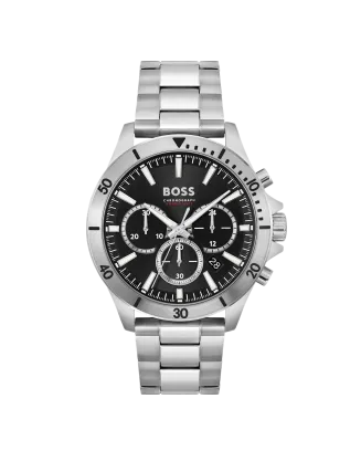 Relógio Troper Cronógrafo Preto Aço