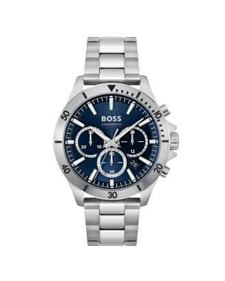 Relógio Troper Cronógrafo Azul Aço