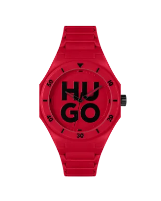 Rel&oacute;gio #Grail Vermelho TR90 e Silicone