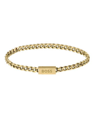 Pulseira Homem A&ccedil;o Dourado Chain for Him