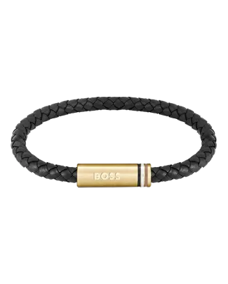 Pulseira Homem Pele e Aço ARES SINGLE