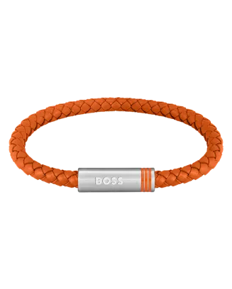 Pulseira Homem Pele e Aço ARES SINGLE