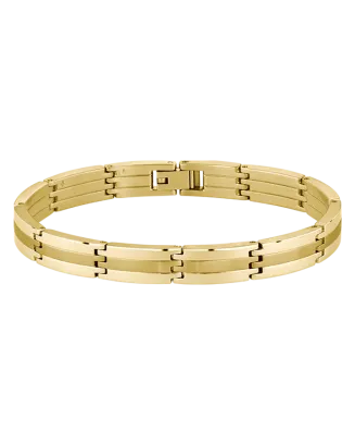 Pulseira Homem A&ccedil;o Dourado BROOKS