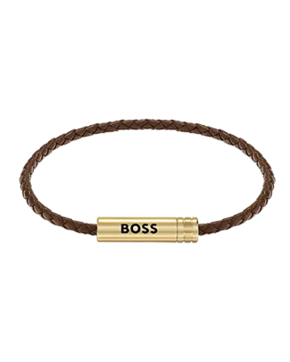 Pulseira Homem Pele e A&ccedil;o Ares Air