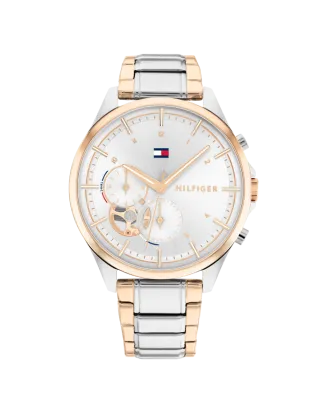 Rel&oacute;gio Mulher Multifun&ccedil;&otilde;es A&ccedil;o