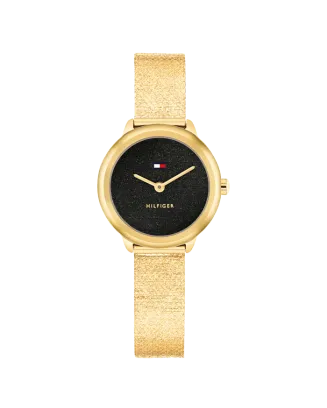 Relógio Mulher Aço IP Dourado