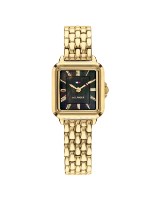 Rel&oacute;gio Mulher A&ccedil;o IP Dourado