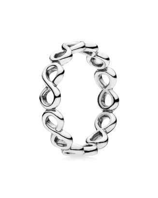 Infinity silver ring