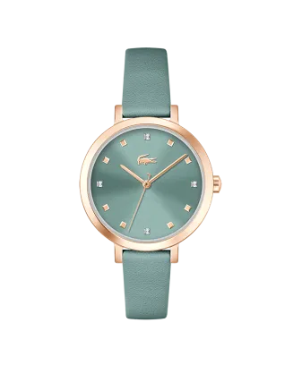 Relógio Senhora RIGA Dourado Rosa e Pele