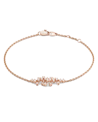 Pulseira Mimosa Ouro Rosa E Diamantes