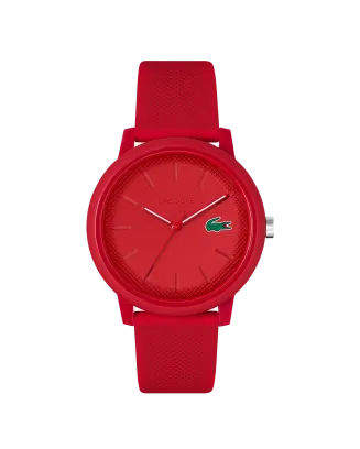 Relógio L.12.12 Vermelho Silicone