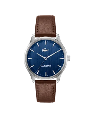 Rel&oacute;gio Homem A&ccedil;o e Pele LISBON