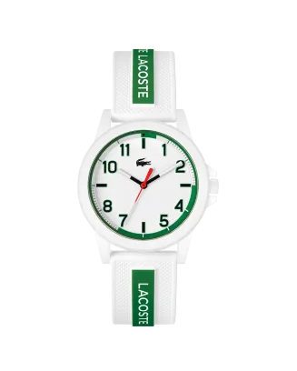 Relógio Rider Branco Verde Silicone