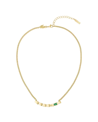 Colar Mulher A&ccedil;o Dourado Crocodelle