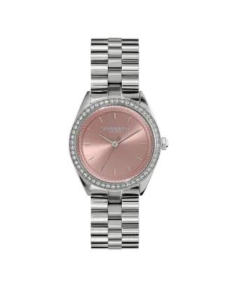 Relógio Mulher Bejewelled Aço Cristais