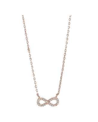 Colar AGNA Dourado Rosa