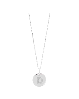 Colar ELLANOR LETTER D Prateado