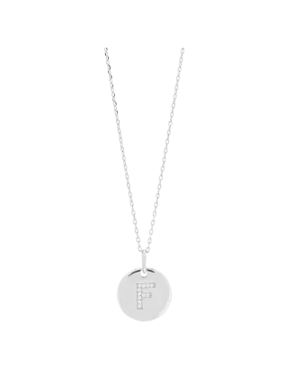 Colar ELLANOR LETTER F Prateado
