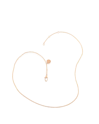 Colar Ouro Rosa e Diamantes