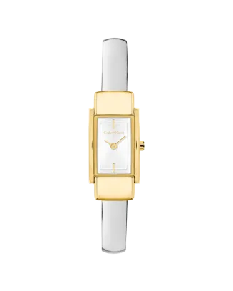 Rel&oacute;gio Senhora Bicolor A&ccedil;o e Dourado