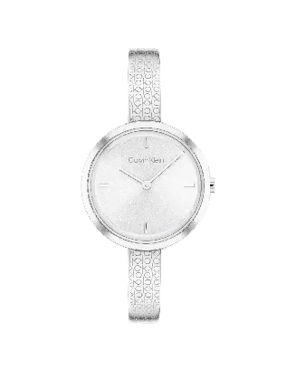 Relógio Senhora Bangle em Aço