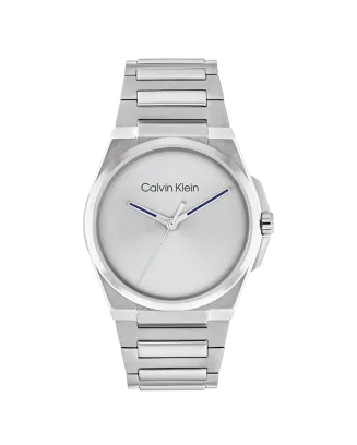 Relógio Homem Prateado em Aço