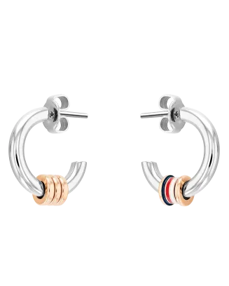Brincos Aço Peças Bicolores