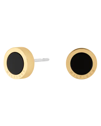 Brincos Aço Dourado Onix