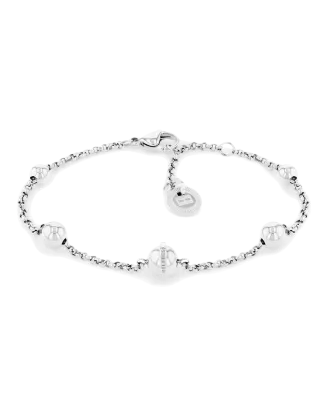 Pulseira esferas prateado