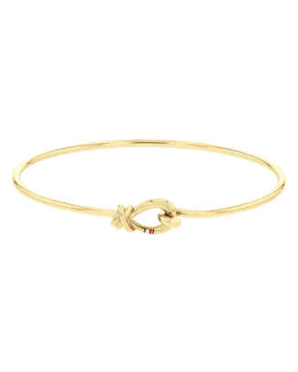 Pulseira Mulher A&ccedil;o Dourado R&iacute;gida