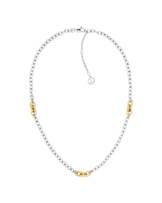 Colar Mulher A&ccedil;o e A&ccedil;o Dourado