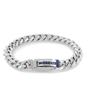 Pulseira Aço Prateado Malha