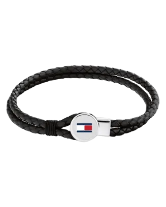 Pulseira Homem Dupla Pele Preta