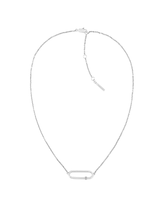 Colar Senhora em Aço com Cristais