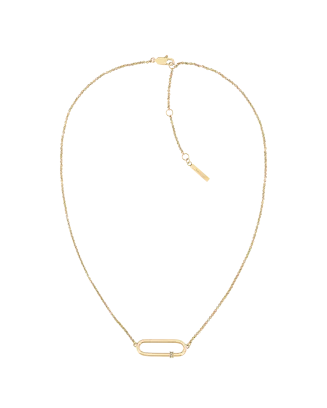 Colar Senhora Dourado com Cristais