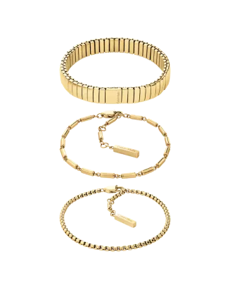 Pulseiras Trio Senhora em Dourado