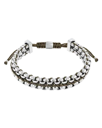 Pulseira em Aço e Verde