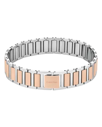 Pulseira Homem em Aço Bicolor