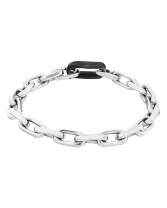 Pulseira Homem em A&ccedil;o e Preto