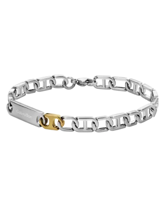 Pulseira Homem em A&ccedil;o e Dourado