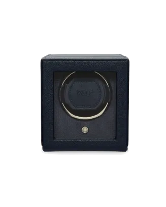 Caixa de Relógio Rotativa Unitária Azul