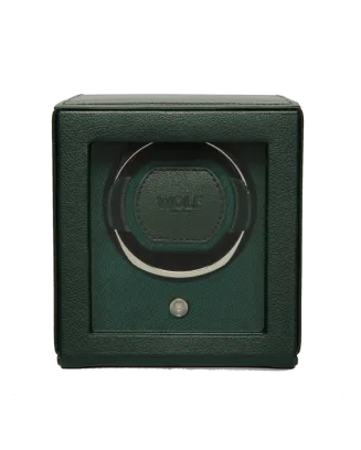 Caixa de Relógio Rotativa Unitária Verde