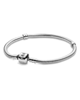 Pulseira Malha Snake Fecho Barril